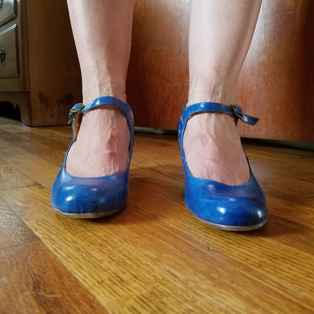 Blue vintage Wanted mary janes